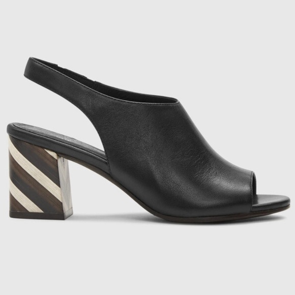 Eileen Fisher Shoes - Eileen Fisher Bobbie Italian Leather Slingback Heels